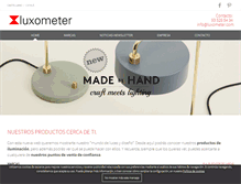 Tablet Screenshot of luxometer.com